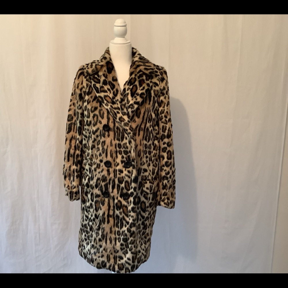 Alice & Olivia New W/O Tags Faux Fur Coat SZM